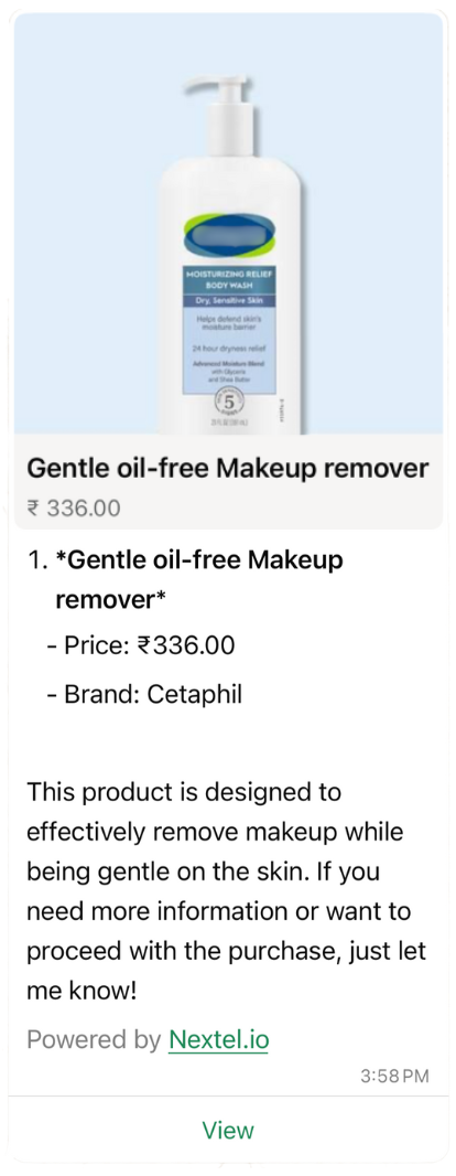Person using nextel app